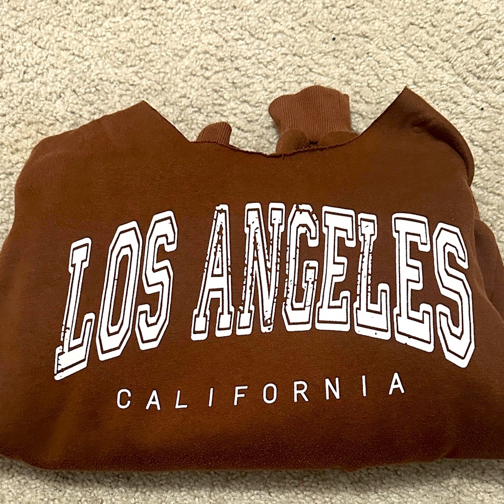Amazon Brown Crew Neck Sweater